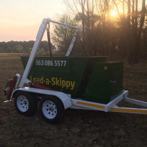 Completed close up skippy and trailer
