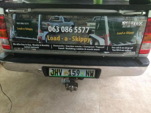 LDV rear advert
